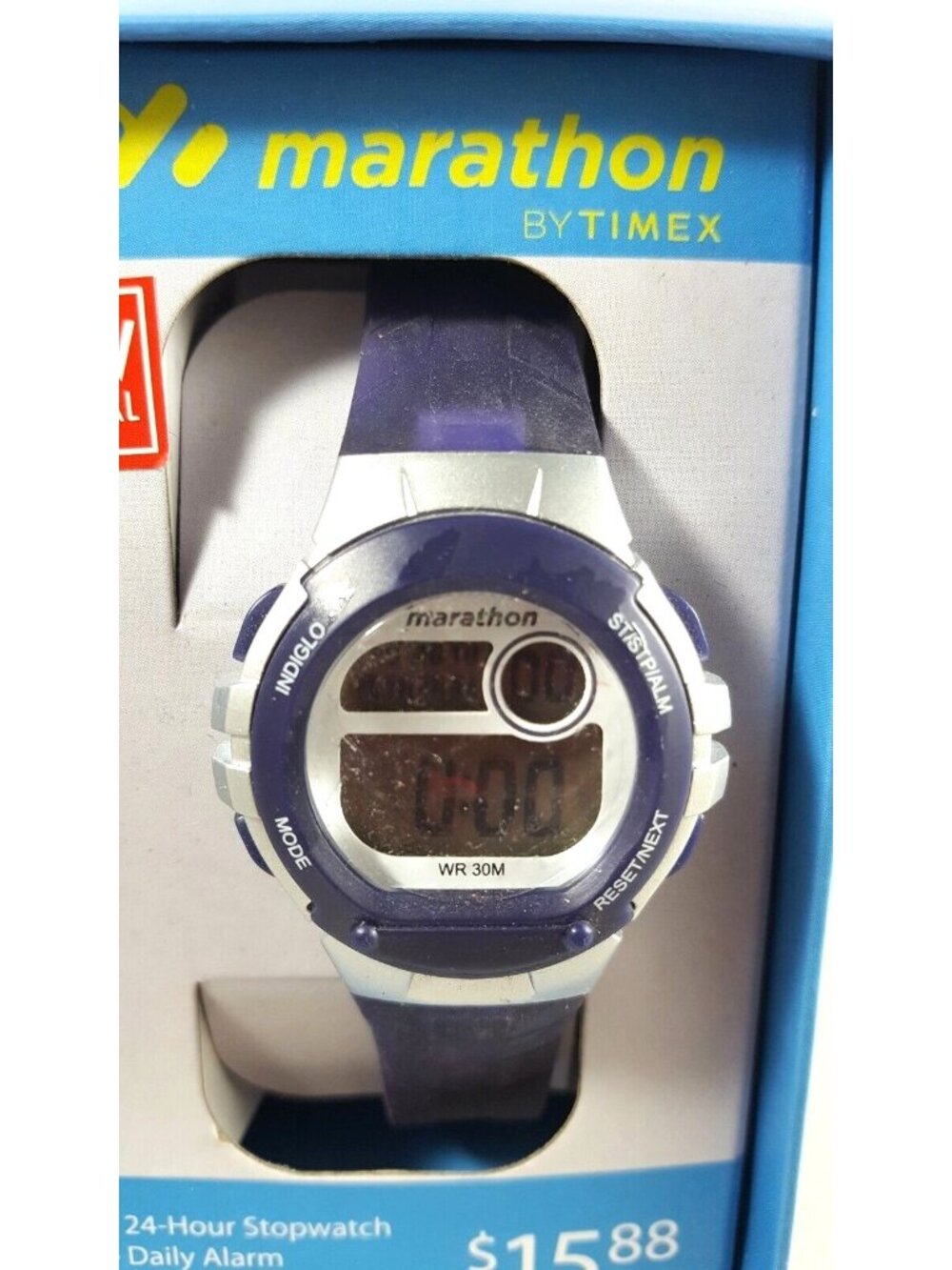 Purple Digital Watch Indigo  - Timex Marathon